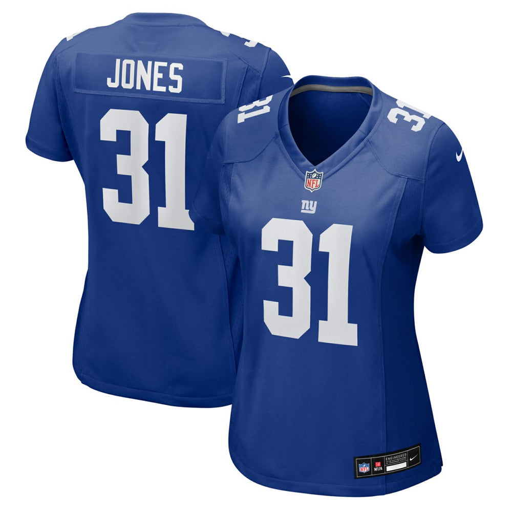 Nic Jones New York Giants Women's Team Game Jersey - Royal Jerseys