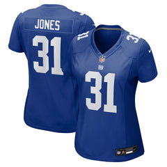 Nic Jones New York Giants Women's Team Game Jersey - Royal Jerseys