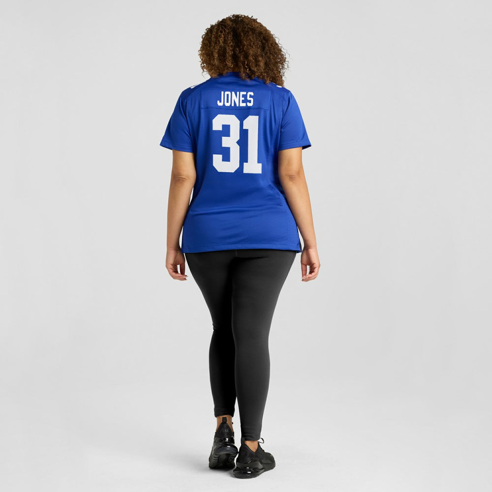 Nic Jones New York Giants Women's Team Game Jersey - Royal Jerseys