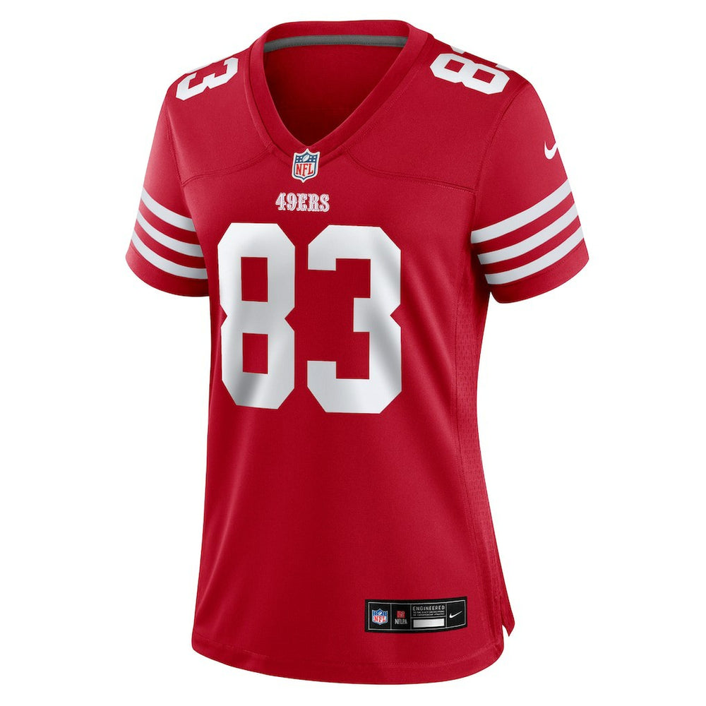 Terique Owens San Francisco 49ers Women's Team Game Jersey - Scarlet Jerseys