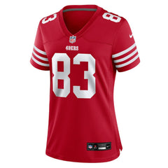 Terique Owens San Francisco 49ers Women's Team Game Jersey - Scarlet Jerseys