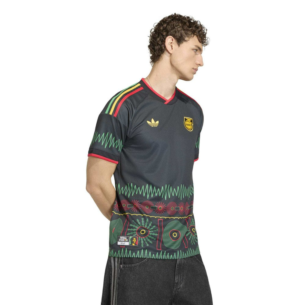 Jamaica National Team 2026 Away Replica Jersey Black - Adidas on sale