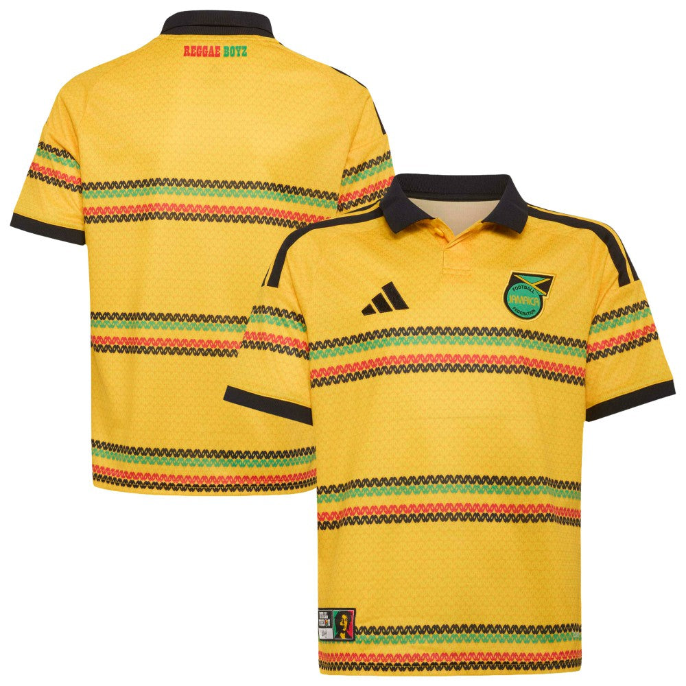 Jamaica National Team Youth 2026 Replica Jersey Yellow - Adidas on sale