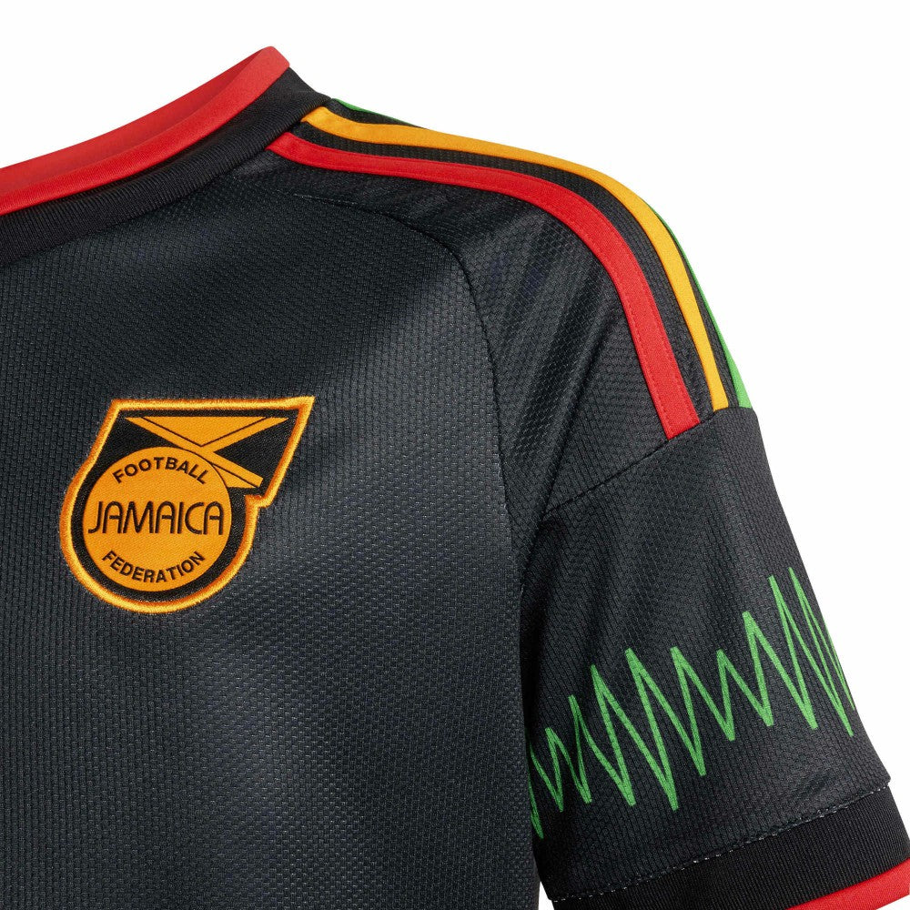 Jamaica National Team Youth 2026 Replica Jersey Black - Adidas for sale
