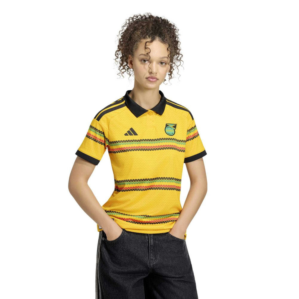 Jamaica National Team Women's 2026 Home Replica Jersey Yellow - Adidas sale