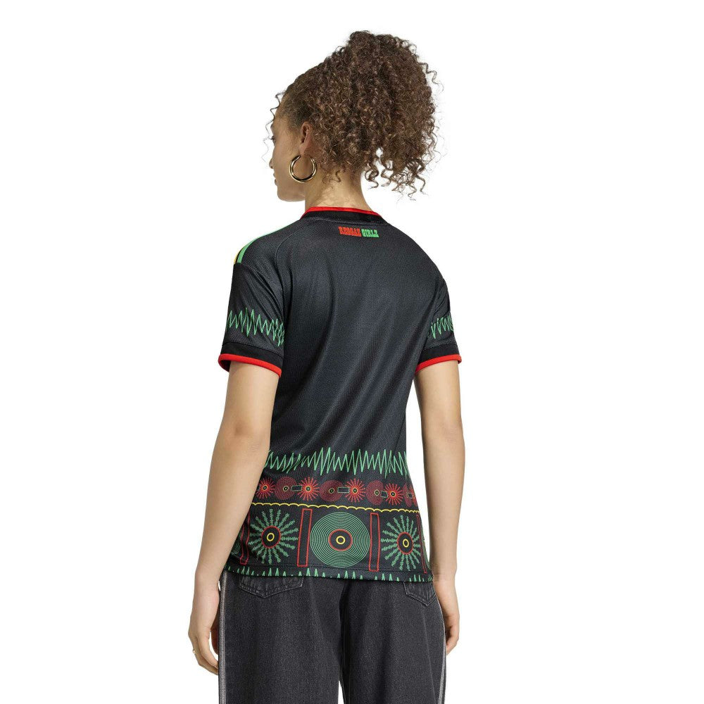 Jamaica National Team Women's 2026 Away Replica Jersey Black - Adidas sale
