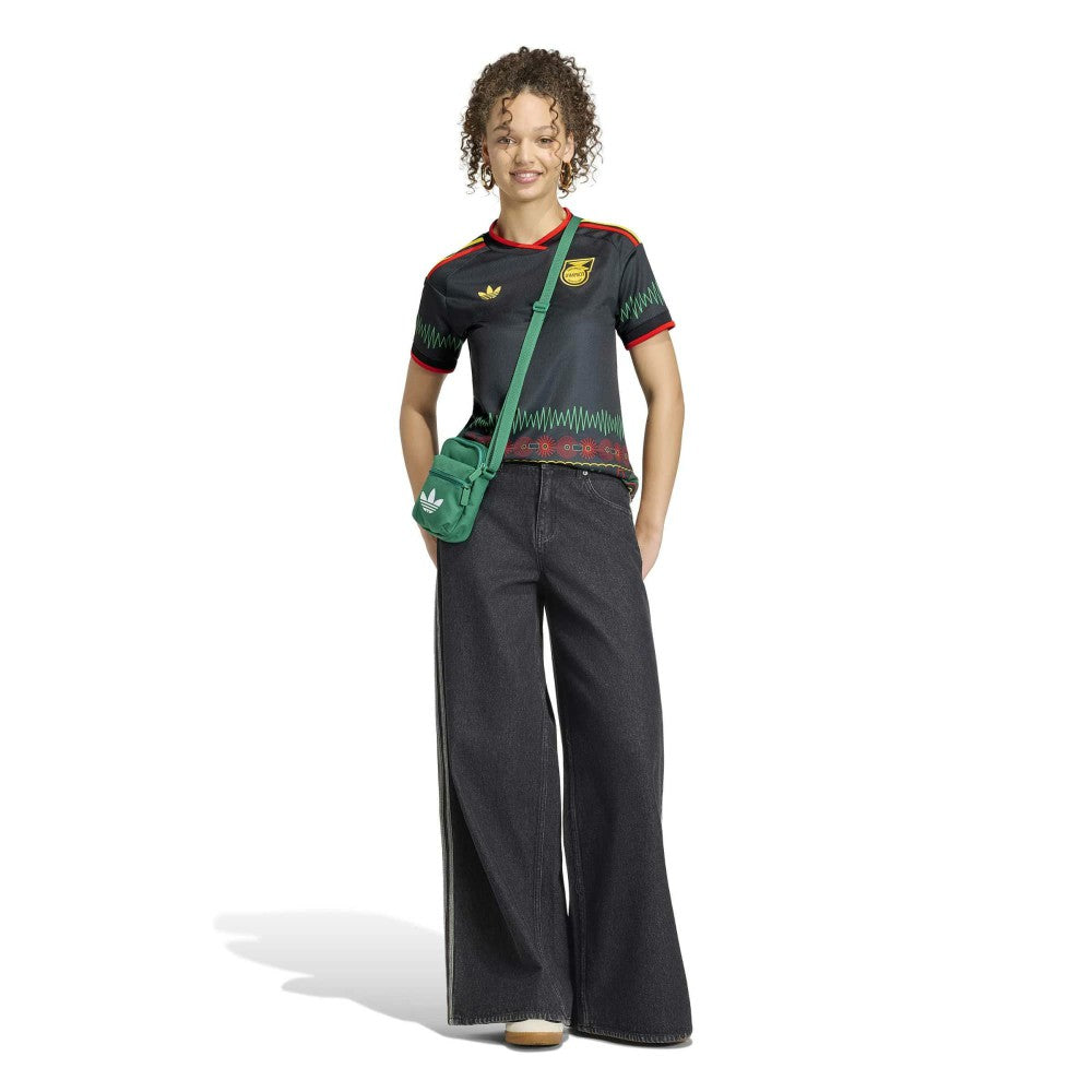 Jamaica National Team Women's 2026 Away Replica Jersey Black - Adidas sale