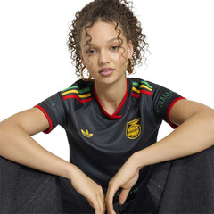 Jamaica National Team Women's 2026 Away Replica Jersey Black - Adidas sale