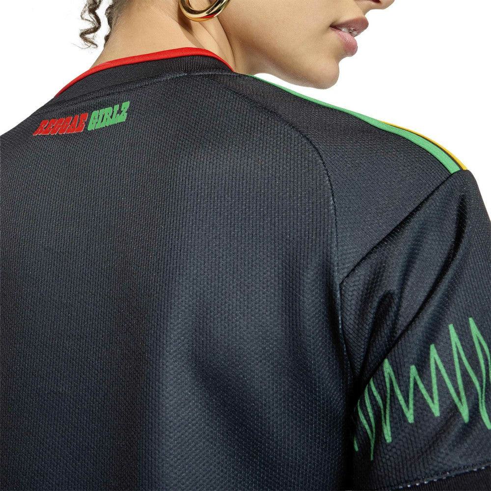 Jamaica National Team Women's 2026 Away Replica Jersey Black - Adidas sale