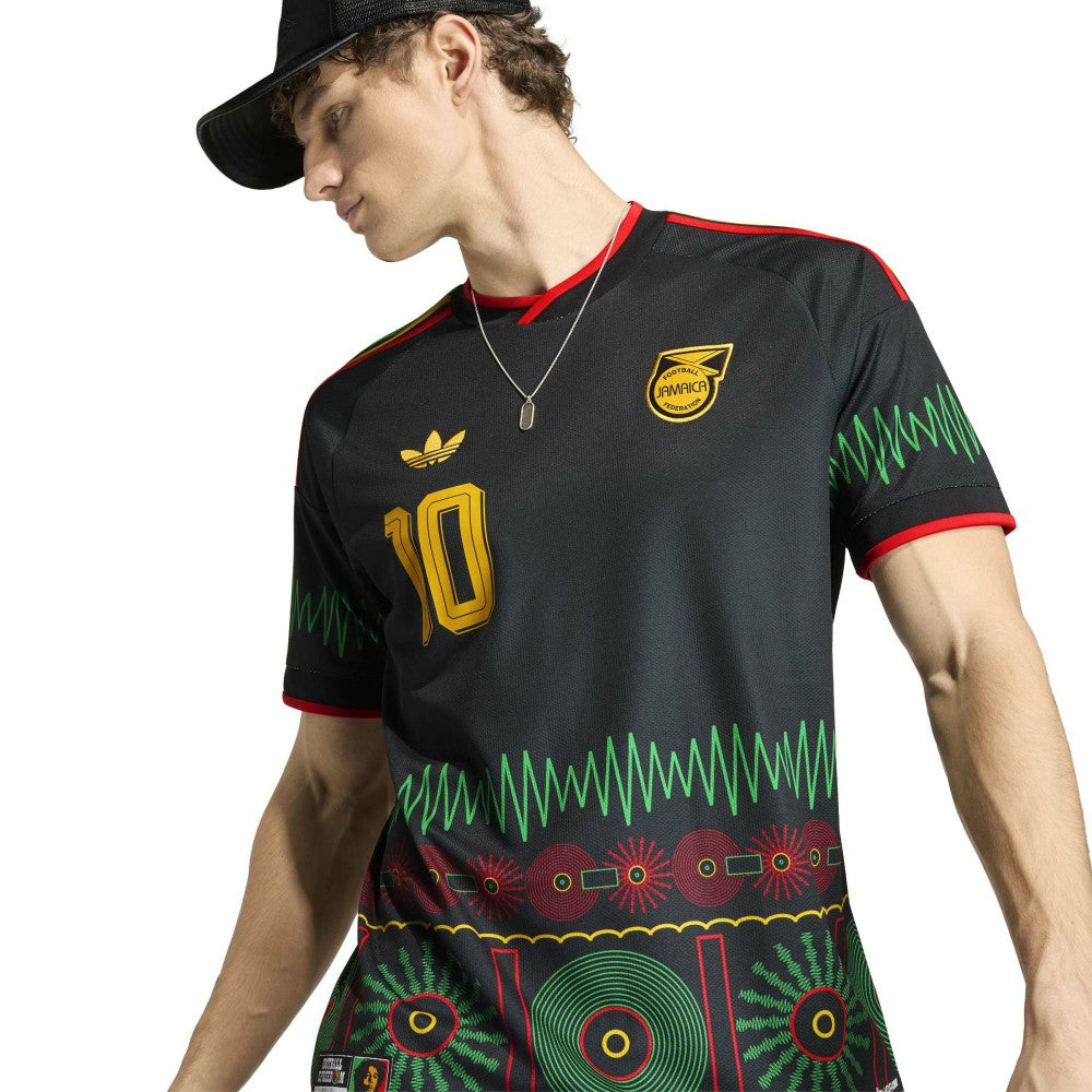 Bob Marley Jamaica National Team 2026 Away Replica Jersey Black - Adidas online