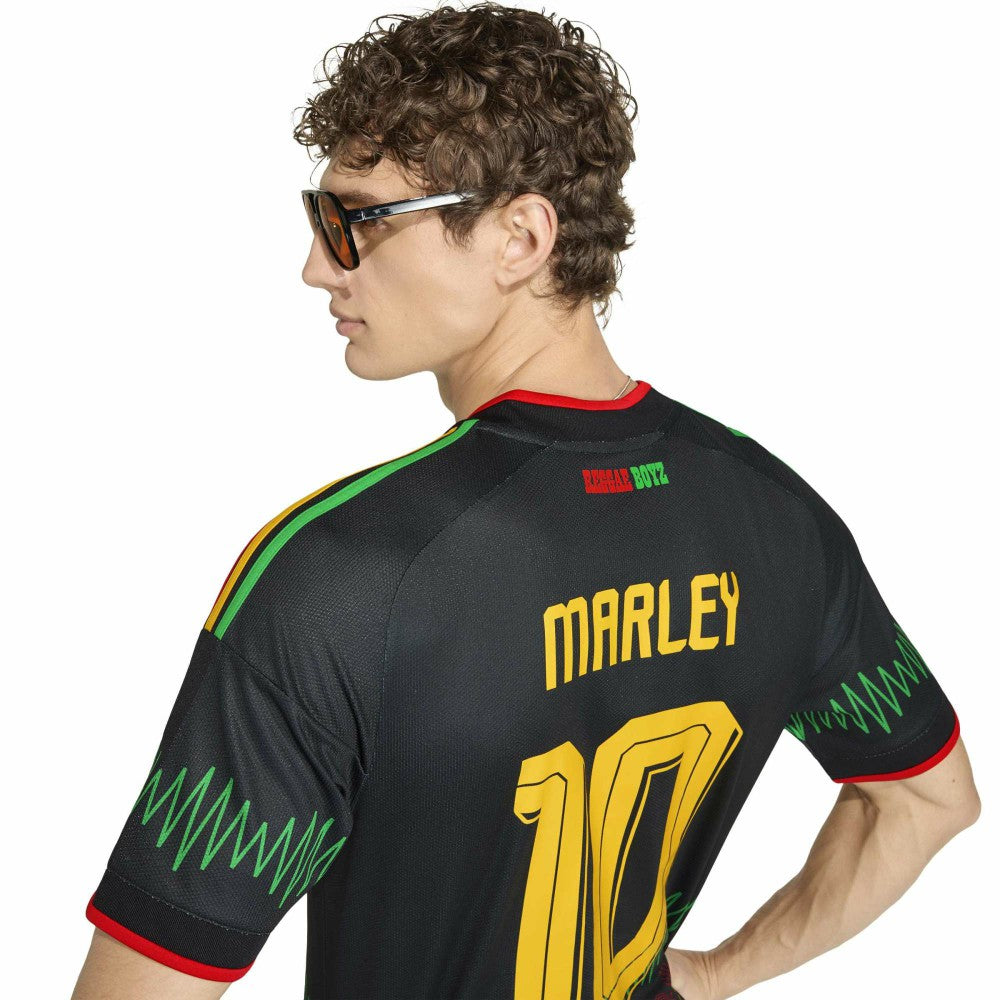 Bob Marley Jamaica National Team 2026 Away Replica Jersey Black - Adidas online