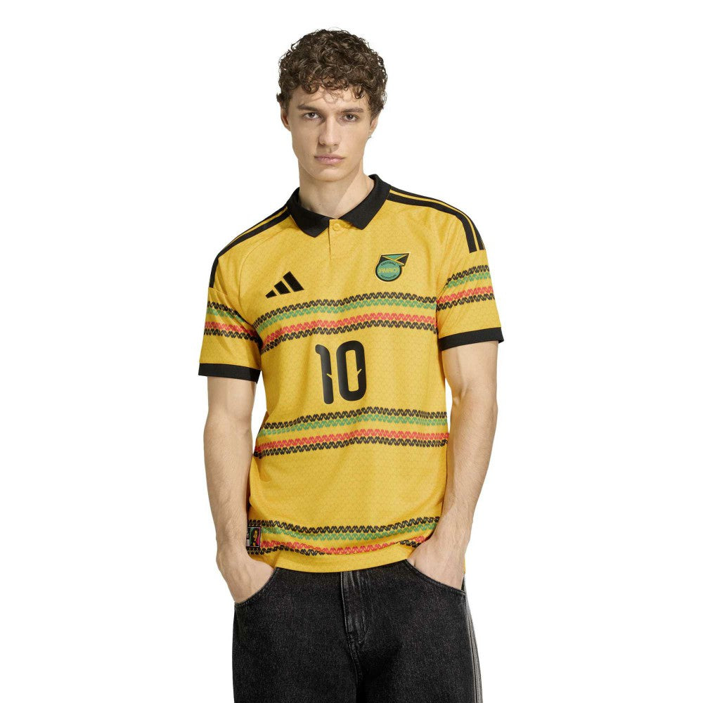 Bob Marley Jamaica National Team 2026 Home Replica Jersey Yellow - Adidas discount
