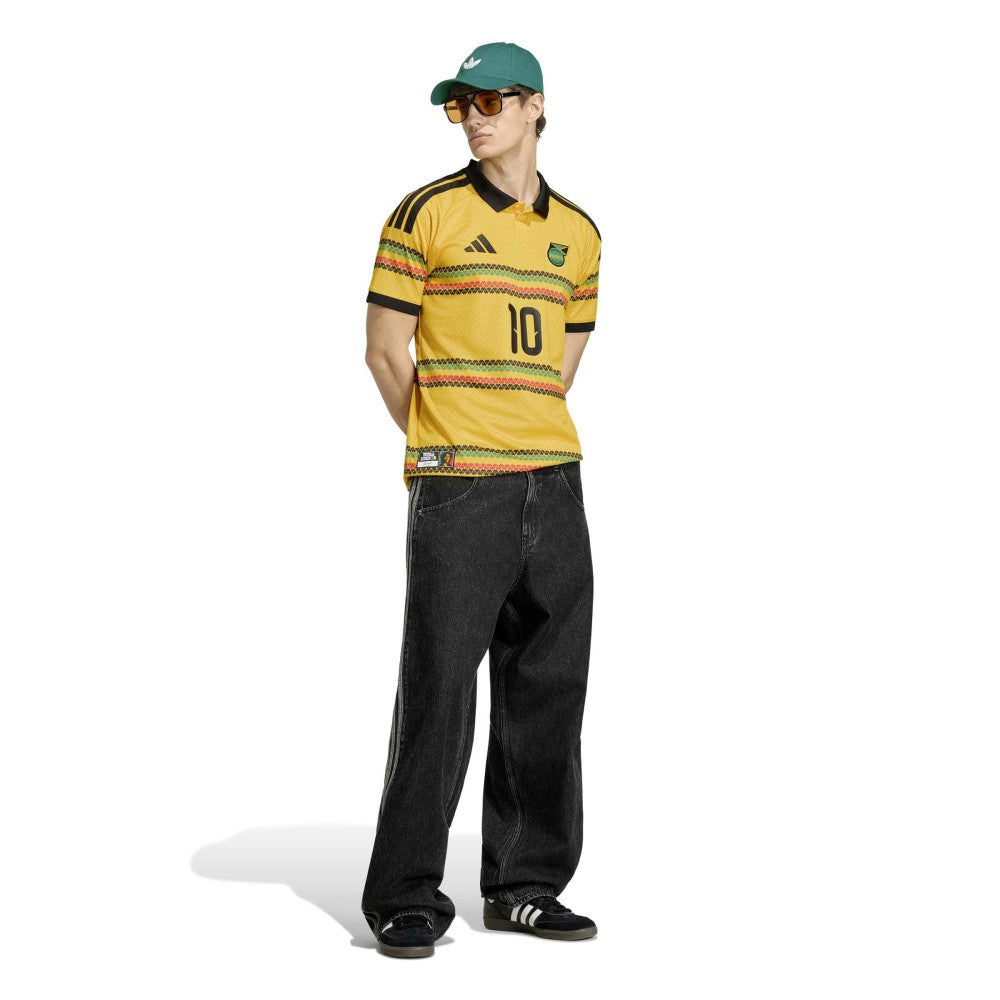 Bob Marley Jamaica National Team 2026 Home Replica Jersey Yellow - Adidas discount