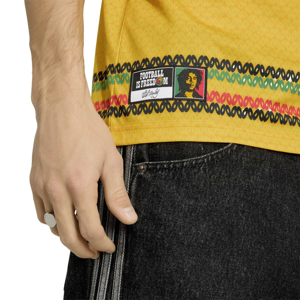 Bob Marley Jamaica National Team 2026 Home Replica Jersey Yellow - Adidas discount