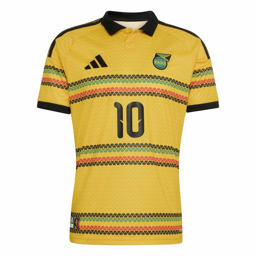 Bob Marley Jamaica National Team 2026 Home Replica Jersey Yellow - Adidas discount