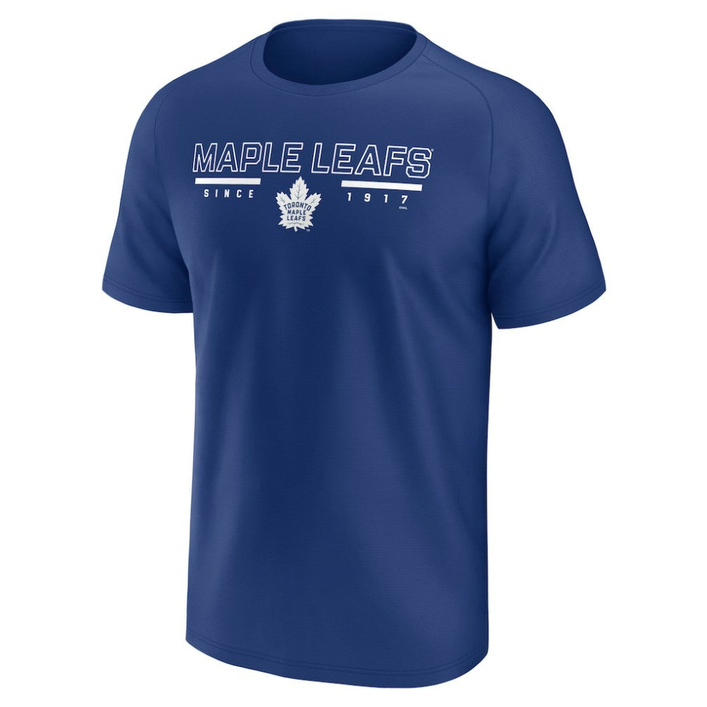 Toronto Maple Leafs Fanatics Established Raglan T-Shirt - Blue | US 203127088