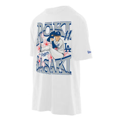 Roki Sasaki Los Angeles Dodgers New Era Player T-Shirt - White T-shirts