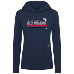 Cleveland Guardians Levelwear Women's Relay Breaker Pullover Hoodie - Navy Hoodies