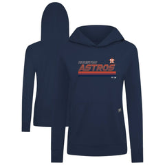 Houston Astros Levelwear Women's Relay Breaker Pullover Hoodie - Navy Hoodies