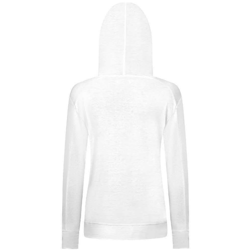New York Mets Levelwear Women's Relay Breaker Pullover Hoodie - White Hoodies