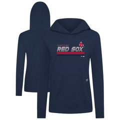Boston Red Sox Levelwear Women's Relay Breaker Pullover Hoodie - Navy Hoodies