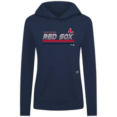 Boston Red Sox Levelwear Women's Relay Breaker Pullover Hoodie - Navy Hoodies