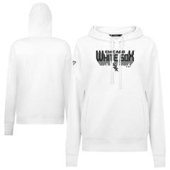 Chicago White Sox Levelwear Women's Adorn Retro 3D Pullover Hoodie - White Hoodies