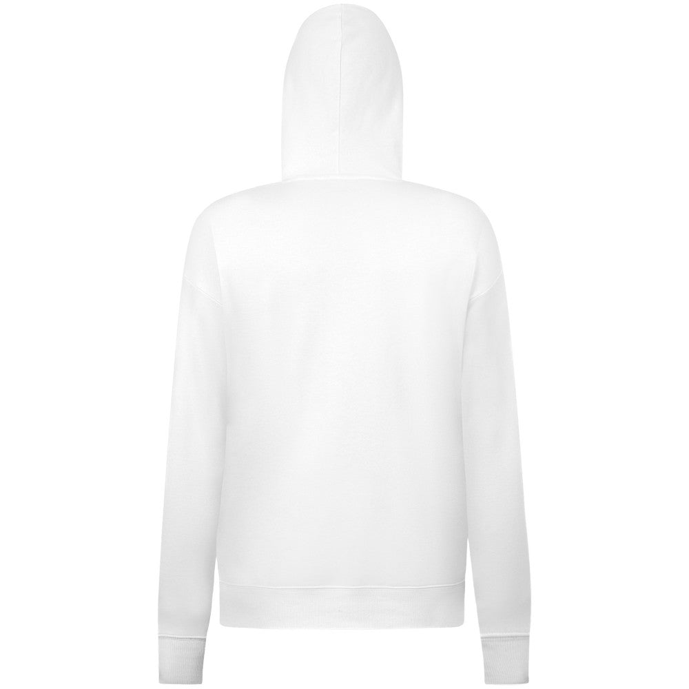 Miami Marlins Levelwear Women's Adorn Retro 3D Pullover Hoodie - White Hoodies