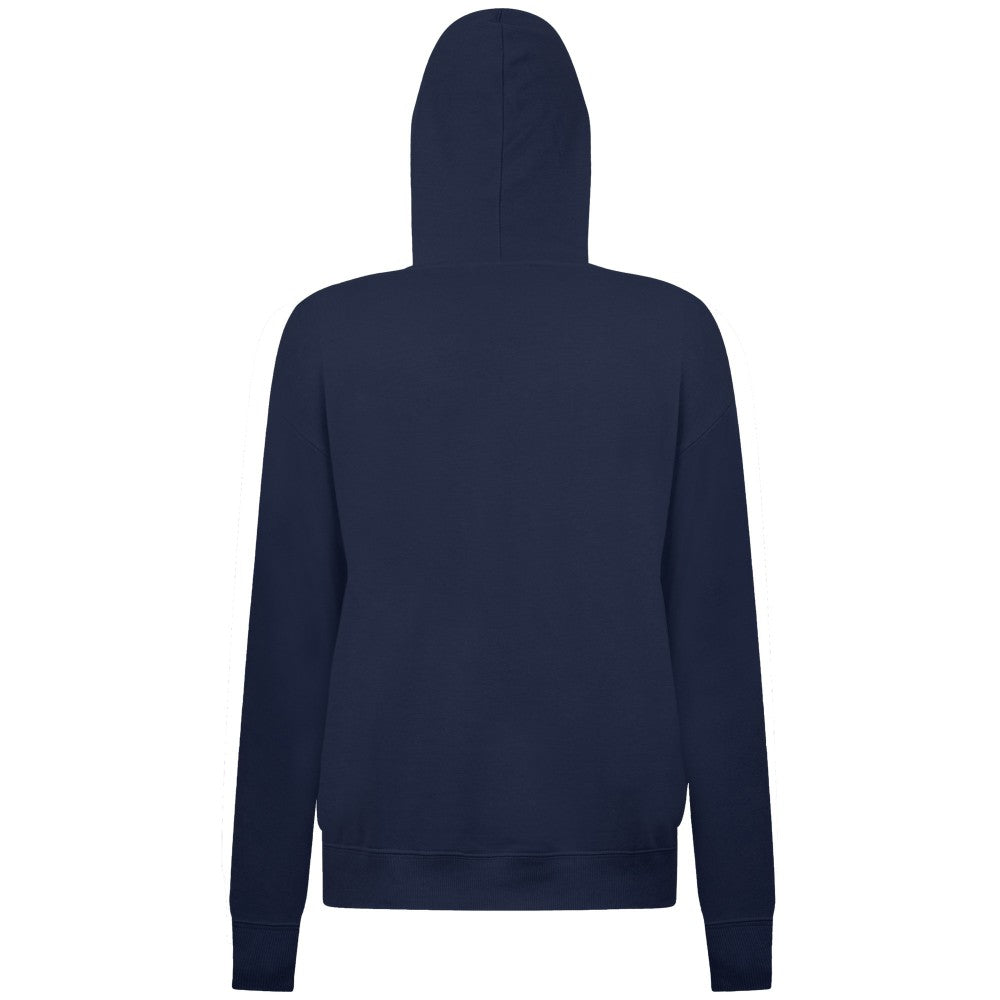 Milwaukee Brewers Levelwear Women's Adorn Retro 3D Pullover Hoodie - Navy Hoodies