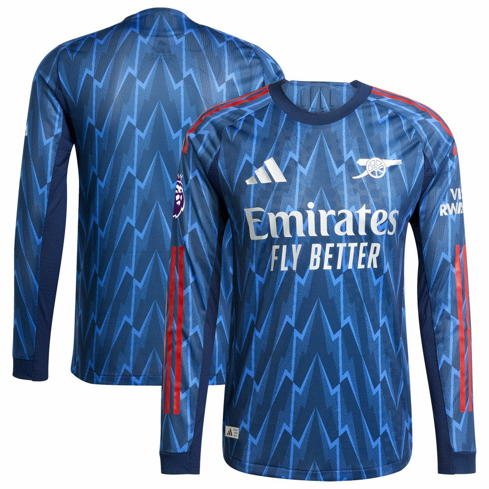 Arsenal 2025/26 Away Long Sleeve Jersey with Patch Blue - Adidas for sale
