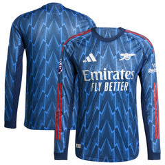 Arsenal 2025/26 Away Long Sleeve Jersey with Patch Blue - Adidas for sale