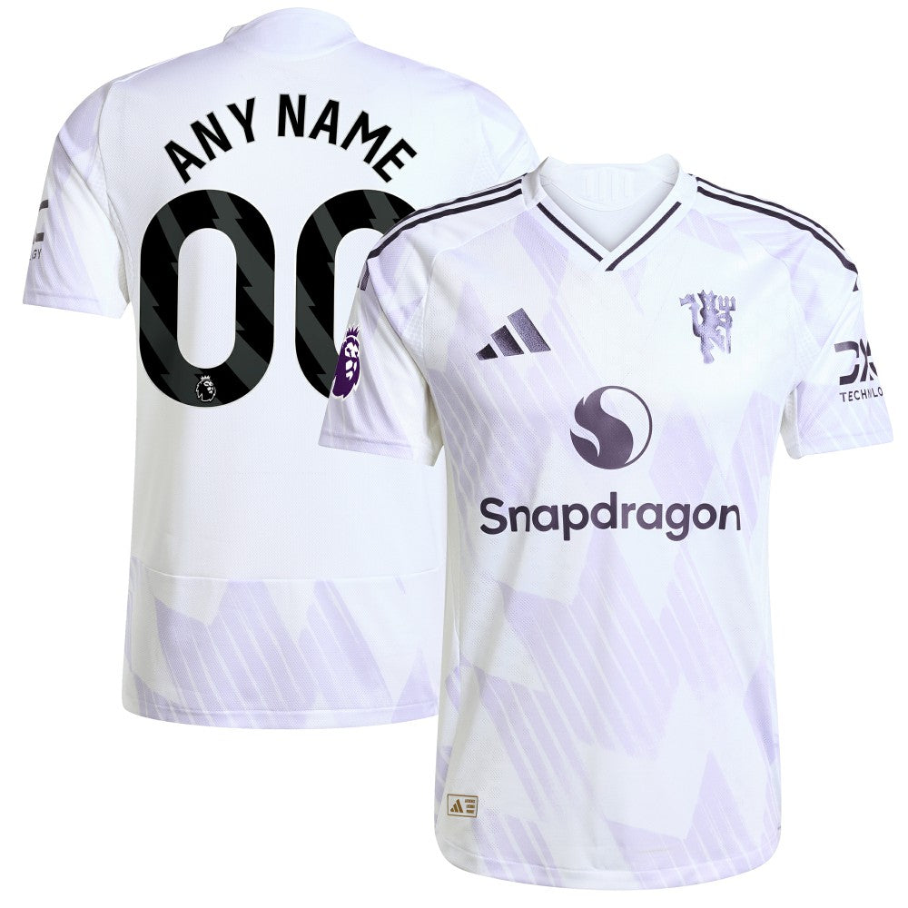 Manchester United 2025/26 Away Custom Jersey White - Adidas on sale