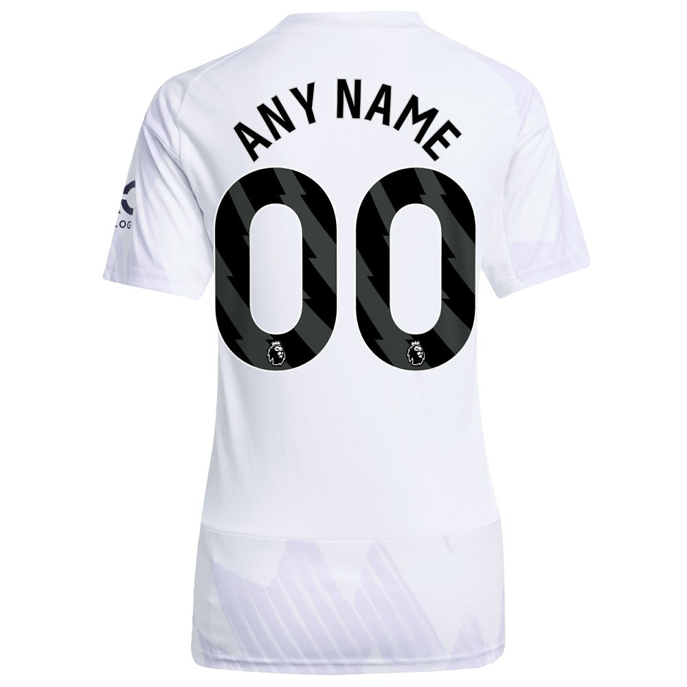 Manchester United Women's 2025/26 Away Replica Custom Jersey White - Adidas online