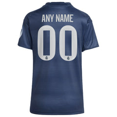 Real Madrid Women's 2025/26 Away Replica Custom Jersey Blue - Adidas online