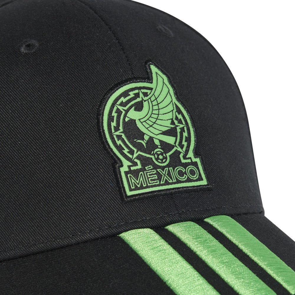 Mexico National Team Unisex FIFA x World Cup 2026 3 Stripes Baseball Adjustable Hat Black - Adidas discount