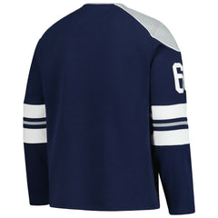 Dallas Cowboys G-III Sports by Carl Banks Adaptive Lord Stanley Crewneck Sweatshirt - Navy Sweatshirts