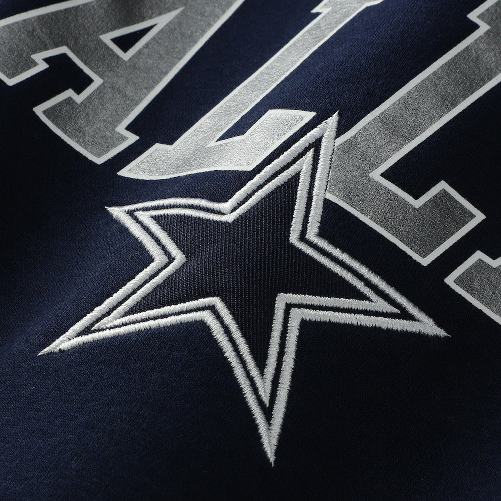 Dallas Cowboys G-III Sports by Carl Banks Adaptive Lord Stanley Crewneck Sweatshirt - Navy Sweatshirts