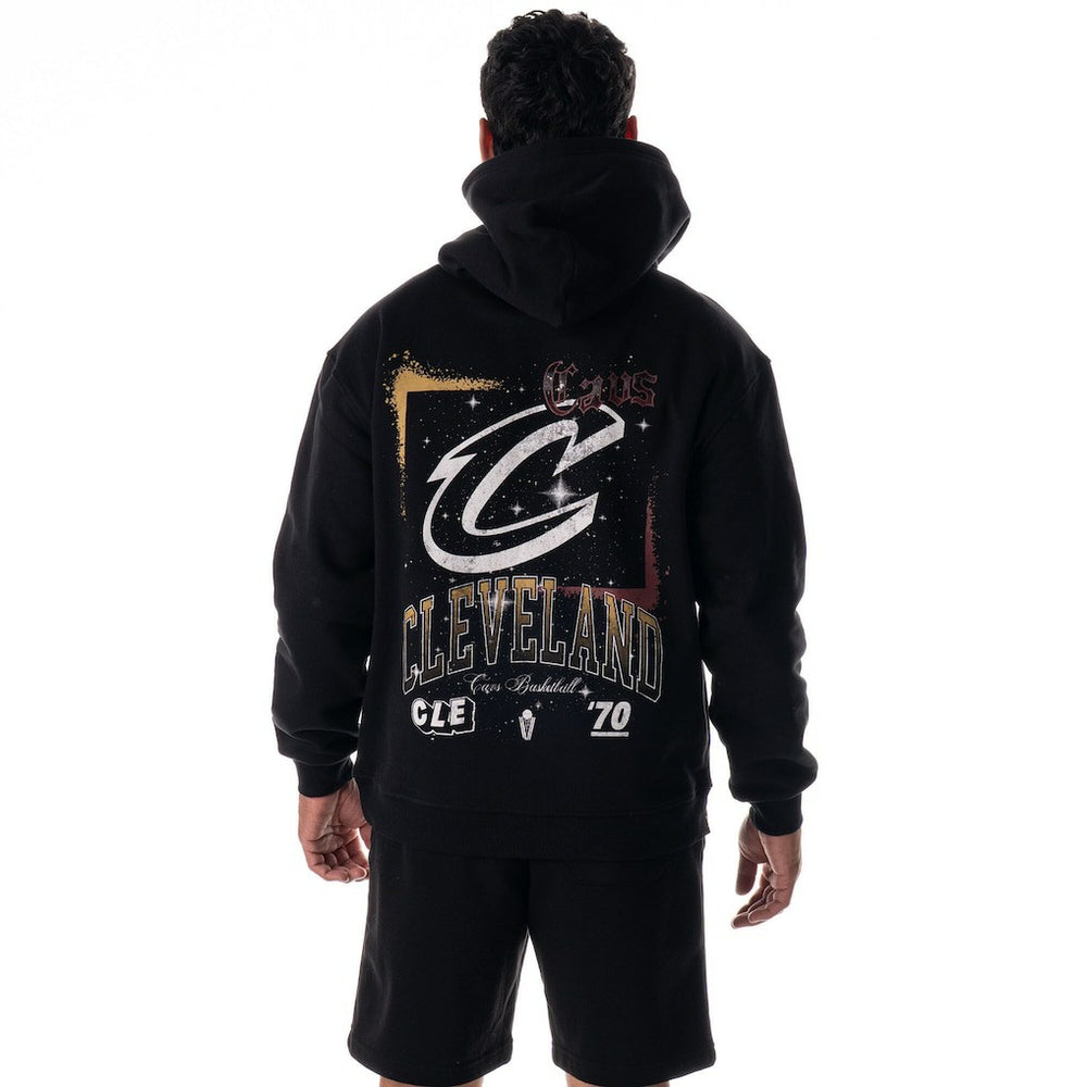 Cleveland Cavaliers The Wild Collective Unisex Splatter Premium Hoodie Black outlet