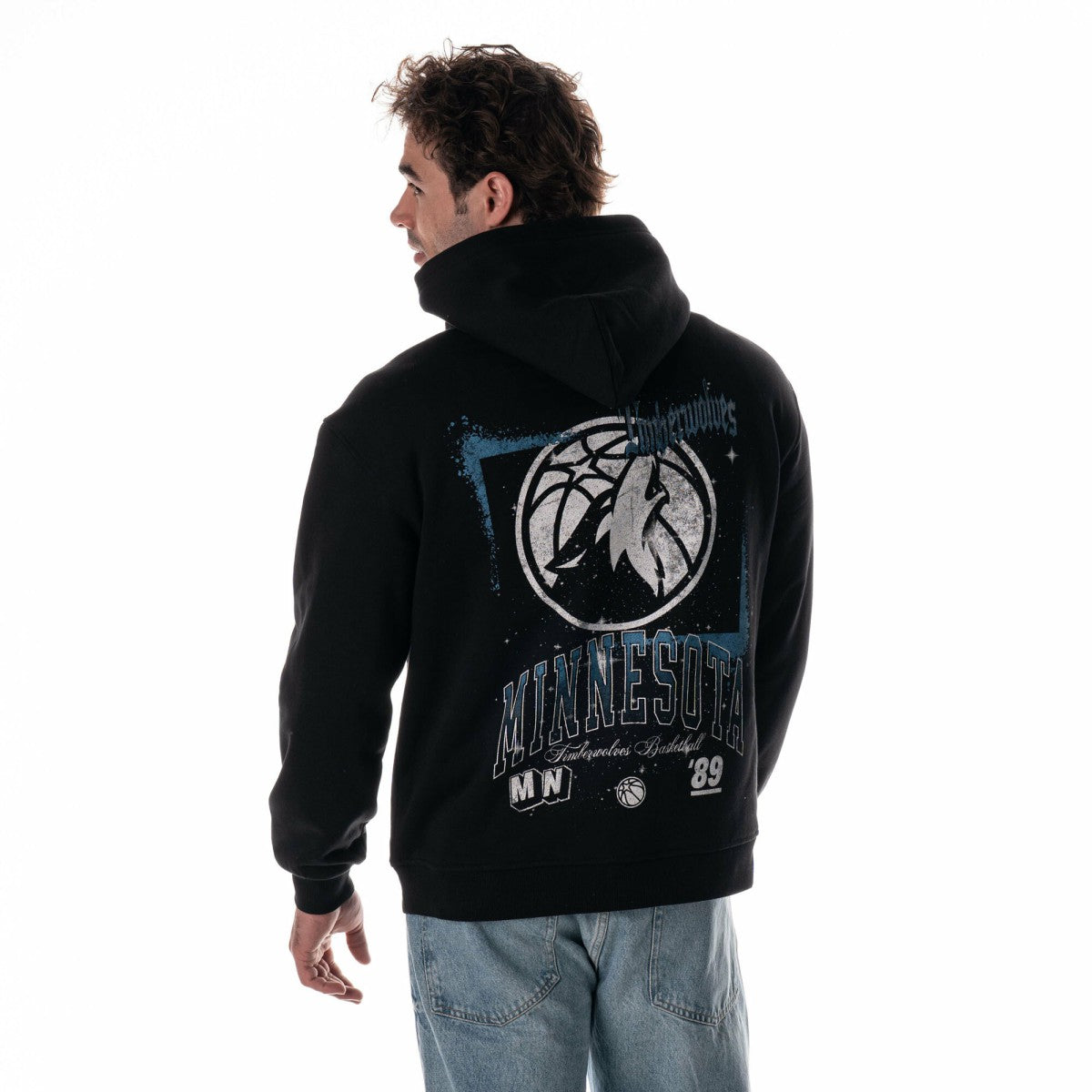 Minnesota Timberwolves The Wild Collective Unisex Splatter Premium Hoodie Black