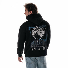 Minnesota Timberwolves The Wild Collective Unisex Splatter Premium Hoodie Black
