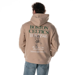 Boston Celtics The Wild Collective Unisex Mantra Premium Hoodie Tan