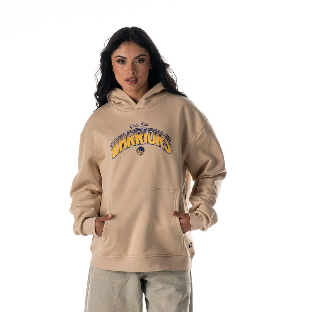 Golden State Warriors The Wild Collective Unisex Mantra Premium Hoodie Tan