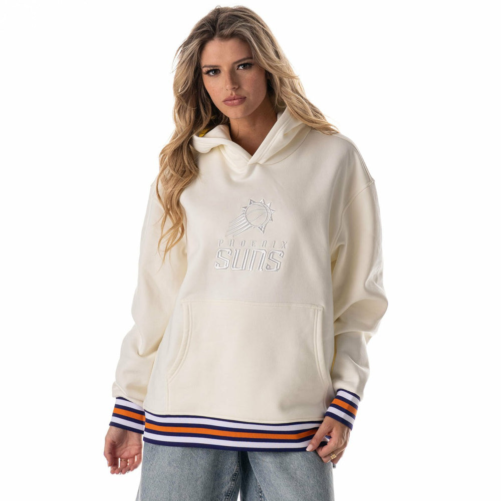 Phoenix Suns The Wild Collective Unisex 2025/26 City Edition Custom Rib Tonal Premium Hoodie White outlet