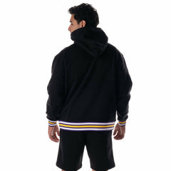 Los Angeles Lakers The Wild Collective Unisex Custom Rib Tonal Premium Hoodie Black