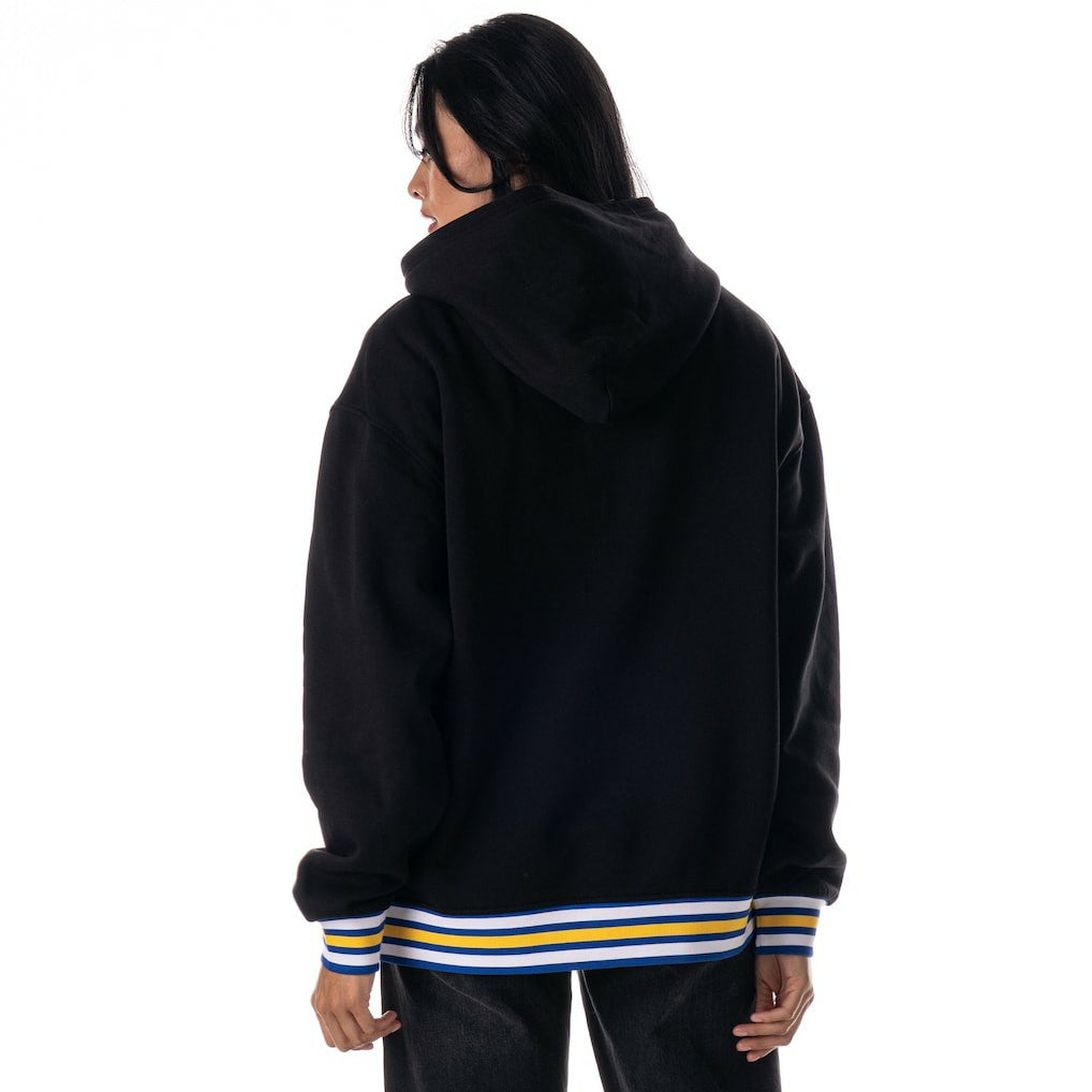 Golden State Warriors The Wild Collective Unisex Custom Rib Tonal Premium Hoodie Black outlet