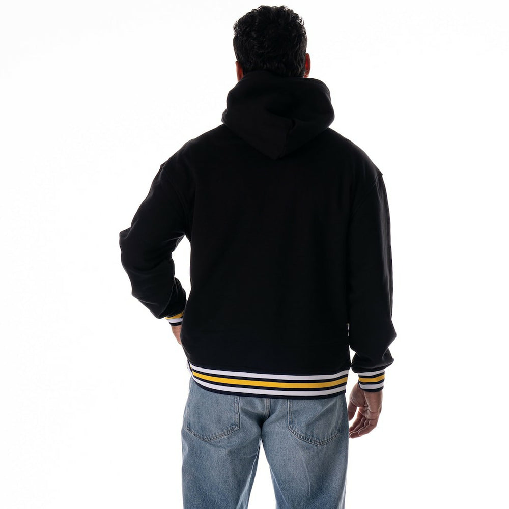 Denver Nuggets The Wild Collective Unisex Custom Rib Tonal Premium Hoodie Black