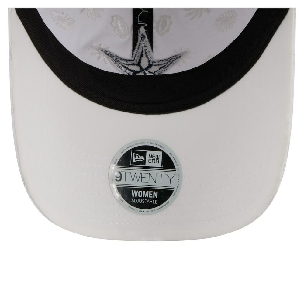 Dallas Cowboys New Era Women's Floral 9TWENTY Adjustable Hat - White Hats
