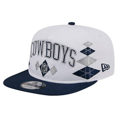 Dallas Cowboys New Era Argyle 19TWENTY Adjustable Hat - White Hats