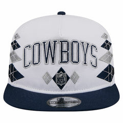 Dallas Cowboys New Era Argyle 19TWENTY Adjustable Hat - White Hats