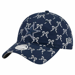 Dallas Cowboys New Era Women's Ribbon 9TWENTY Adjustable Hat - Navy Hats
